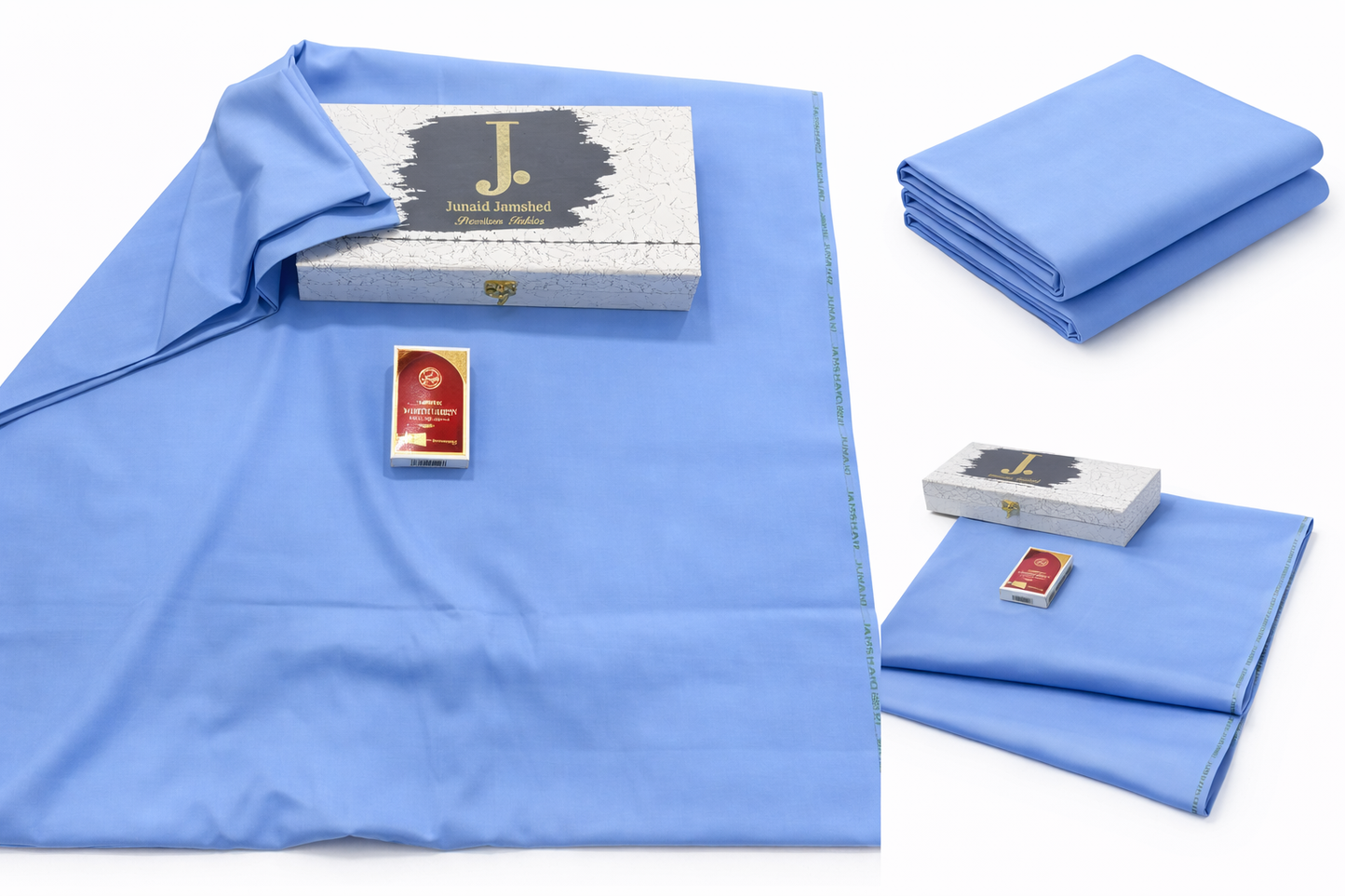 J. Boski Unstiched Suit (Sky Blue)