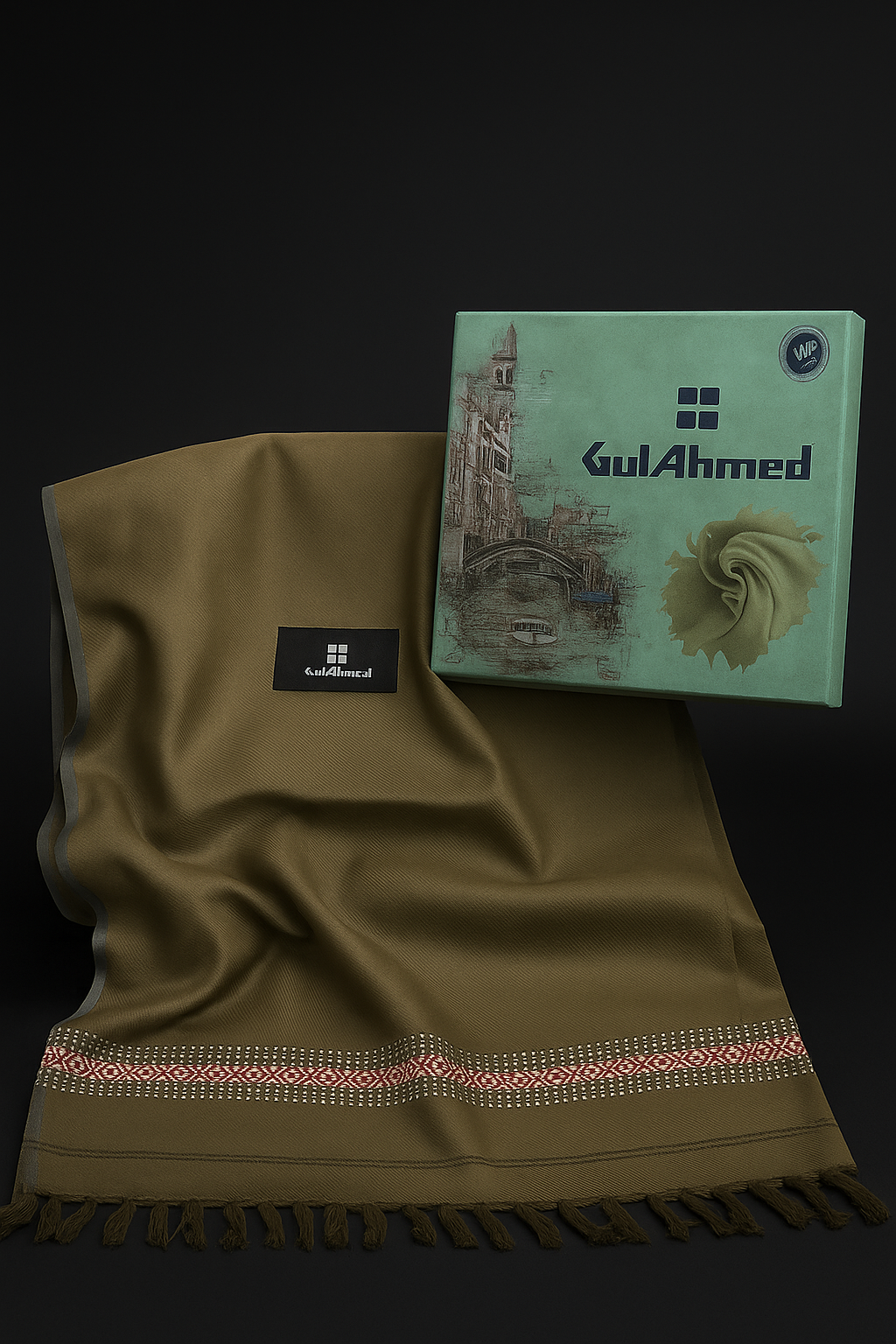 Gul Ahmed Wool Shawl