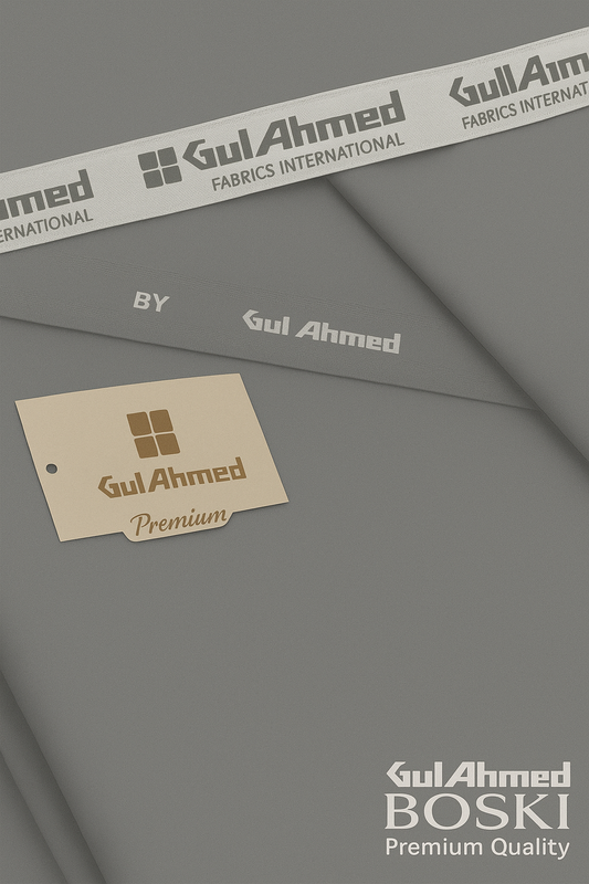 Gul Ahmed Boski UnStiched (Gray)