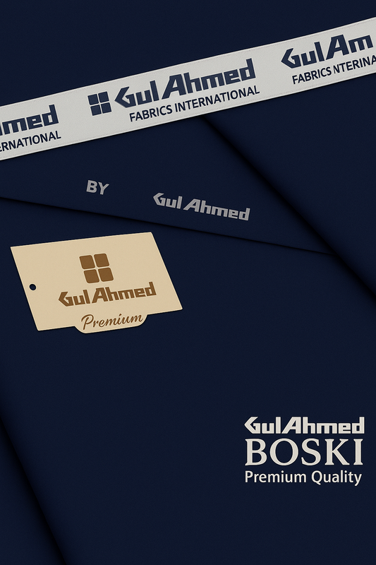 Gul Ahmed Boski UnStiched (Navy)