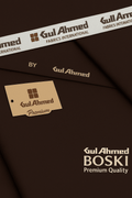 Gul Ahmed Boski UnStiched (Dark Choclate) - WCS