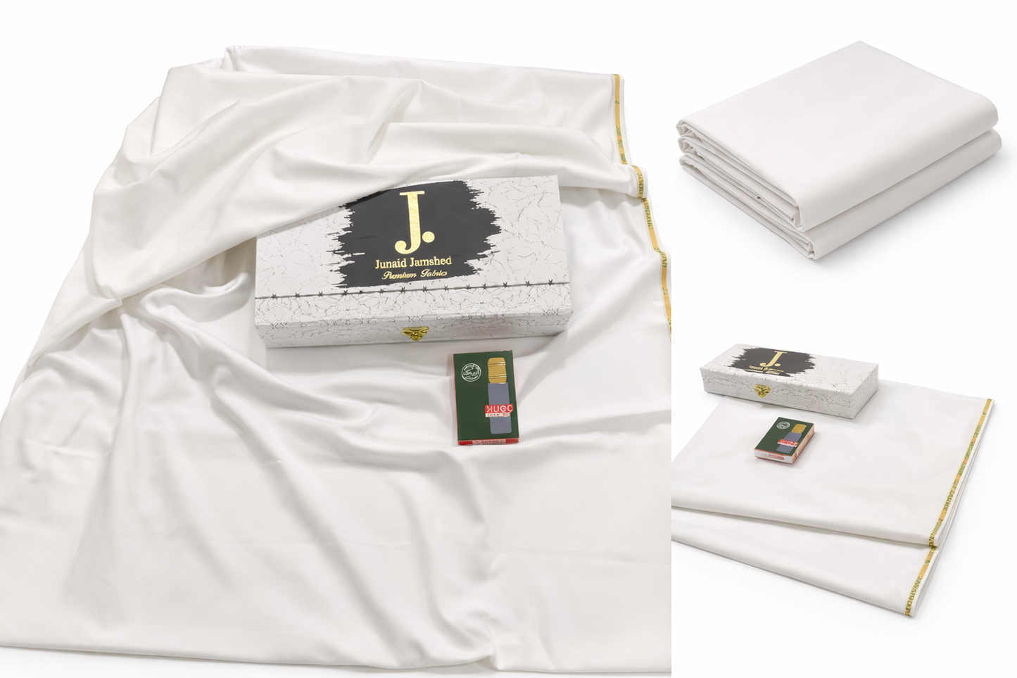 J. Boski Unstiched Suit (Off White)